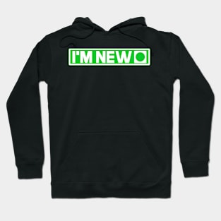 I’m New Ski Sign Hoodie